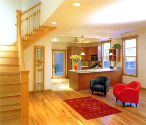 Hill House Loft interior