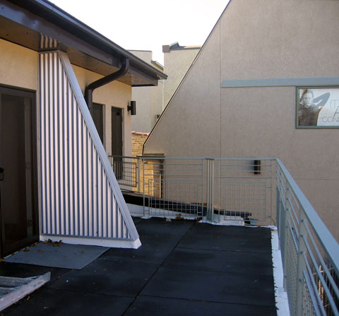 Lighthouse Lofts deck